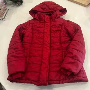Rampage Ladies Bold Red Puffer Jacket - Size XL